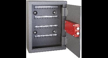 Technomax CK/40 K Sleutelkluis - Veiligheidskluis - Robuust en Duurzaam - Tijdsbesparend - 40 Sleutels - Manganium Staal