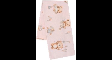 New Baby - Luier - Flanellen katoenen luier roze 70x80 cm - Babyluiers - Luiers - Katoenen luiers - Babyaccessoires - Newborn - Luiers voor baby's