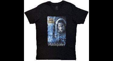 Lord Of The Rings - Aragon Sword Montage Heren Tshirt - XL - Zwart