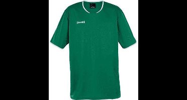 Spalding Move Shooting Shirt Heren - Groen / Wit | Maat: L