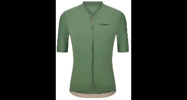 Santini Sensation Korte Mouw Wielertrui Groen XL