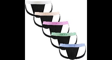 Calvin Klein heren icon 5P jockstraps combi zwart