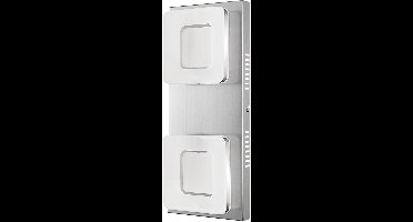Wandlamp LED wandlamp traplamp gesatineerd hallamp 2 vlammen woonkamerlamp, 2x 18W 2x 540lm warm wit, BxH 18x43 cm