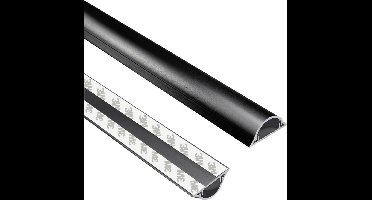 TRU COMPONENTS Kabelbrug 1571661 PVC Zwart Aantal kanalen: 1 1000 mm Inhoud: 1 m