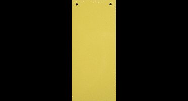 Exacompta 12x FOREVER® Pak van 100 horizontale tabstroken met perforatie 180g - 105x240mm - Geel - 13425B