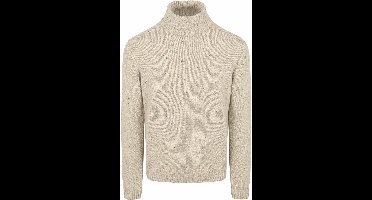 Suitable Coltrui Donnegal Tweed Eco Wool Beige - Maat XL - Heren - Pullover