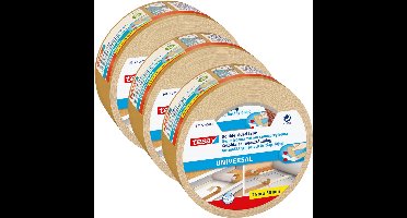 Tesa Universal Serie - Dubbelzijdige Tapijtband - 25m x 50mm - 3 Stuks