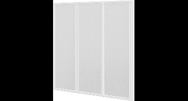 Badwand – Douchewand – Badscherm – Douchewand Vouwen – Inklapbare Badwand – 141 x 132 cm – Aluminium Frame & Rubber Dichting