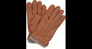 Suitable Handschoen Leer Camel - Maat 9.5 - Heren