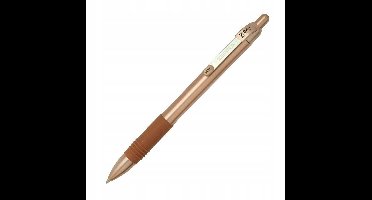 Zebra Z-Grip Smooth Rollerball Pen - Rose Goud, Blauwe Inkt