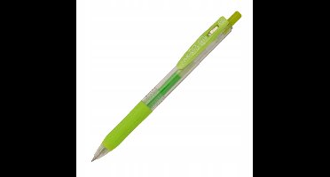 Zebra Sarasa Clip Gelpen 0.5 Lichtgroen - Vloeiend en Sneldrogend