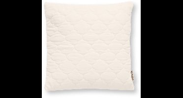 vtwonen Sierkussen Quilted - Kussen voor de Woonkamer - Wit - 45x45cm