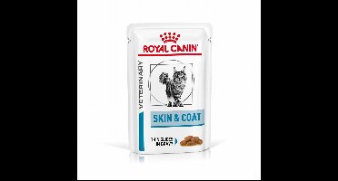 Royal Canin Veterinary Diet Skin & Coat Wet - Kattenvoer - 12x85 g