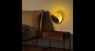 Asir - Wandlamp - Goud - 25 x 16 x 25 cm