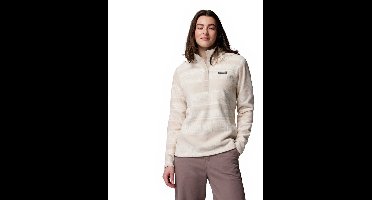 Columbia Benton Springs™ Printed Snap Fleece Met Halve Rits Beige XS Vrouw