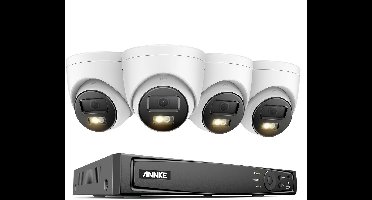 Beveiligingscamera – Camerabewaking – Buitencamera – IP Camera – Dome Camera – 12MP Ultra HD – Kleurennachtzicht & Mens- en Voertuigdetectie