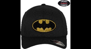 Batman Logo Premium Flexfit Cap Black-L/XL