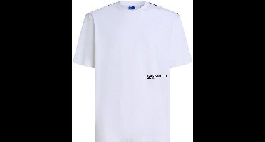 Karl Lagerfeld Face Relaxed Fit T-shirt Wit L Man