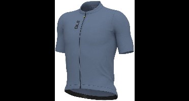 Ale Pragma Color Block Korte Mouw Wielertrui Blauw M Man