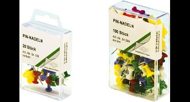 WEDO Prikbord-punaises, kleurrijk gesorteerd, kleine verpakking