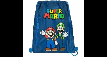 Super Mario Gymtas - Sporttas - Rugzak - Rugtas - Schooltas - Gymtas Jongen - Gymtas Meisje
