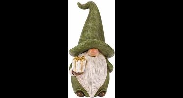 Santa - fat nose - 11x10H23cm - groen