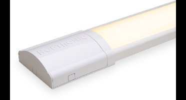 HOFTRONIC LED batten 120 cm – 40 watt 5600 lumen 3000K warm wit – flikkervrij – polycarbonaat wit – IP20 – onderbouwverlichting garage schuur werkruimte