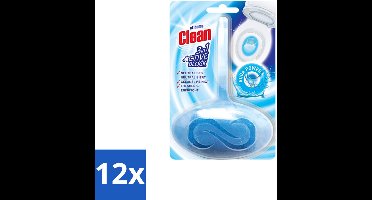 12 x At Home - Clean - Toiletblok - 3in1 Active - Aqua Power - Neutraliseert & Reinigt - 1 Blok - Toiletblok - Reinigen - Neutraliseren - Frisheid - Geuren Neutraliseren