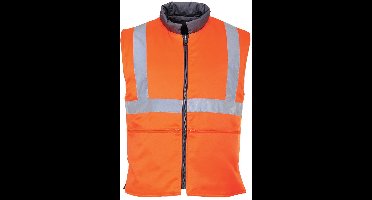 Portwest Hi-Vis Omkeerbare Bodywarmer RT44 - Oranje - XL