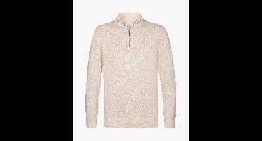 Profuomo - Trui Off White Profuomo Lange Mouw Overhemd Off White Ppwj30042