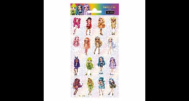 Wefiesta - Stickers Rainbow High poppetjes