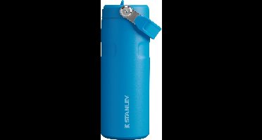 Stanley Flip Straw 2.0 Waterfles Met Rietje 0.47L - 10 Uur Koud - 2 Dagen Koud Met IJs - Roestvrijstalen Drinkfles - BPA Vrij - Lekvrij - Vaatwasserbestendig - Azure