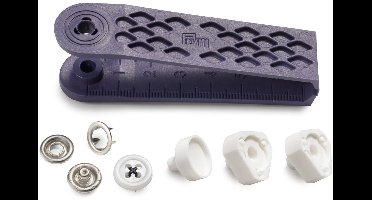 Jersey drukkn. knoop afb. 12 mm zwart - Prym