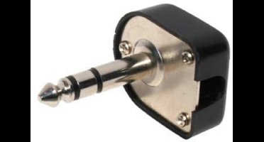 S-Impuls 6,35mm Jack (m) connector - plastic / haaks - 3-polig / stereo