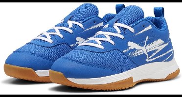 Puma Kinder Indoorschuhe Low Varion II Jr 108105 Puma Team Royal-Puma White-Gum-35,5