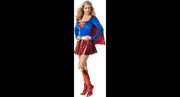 Sexy Supergirl™-kostuum voor dames - Verkleedkleding - XS