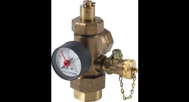 Flamco Flexcon aansluitgroep 1x - Incl. Manometer