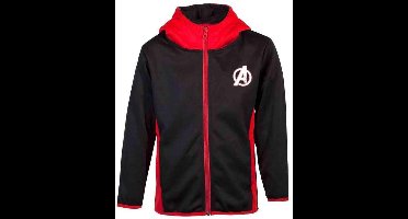 Marvel The Avengers Vest Met Capuchon Kinderen -Kids 98- Kids Teq Zwart