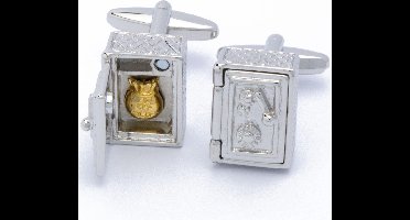 Manchetknopen - Kluis met Gouden Geldzak