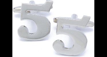 Manchetknopen - Cijfer Nummer 55 Vijfenvijftig