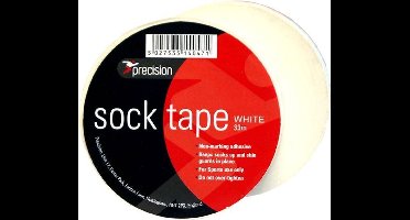 Precision Sokkentape 33 M X 19 Mm Pvc Wit 10 Stuks