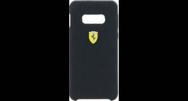 Ferrari Plain Backcase Hoesje Samsung Galaxy S10e - Zwart