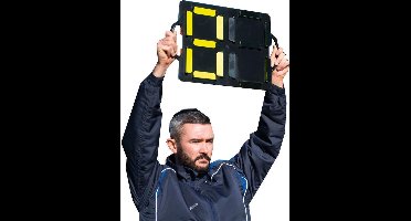 Precision Wisselbord 50 X 30 Cm Zwart 2-delig - voetbal