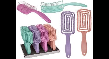Flexibele haarborstel 23x10x2,5cm