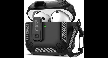 Tech-Protect Carbonox Hoesje Voor Apple Airpods 4 Draagbescherming