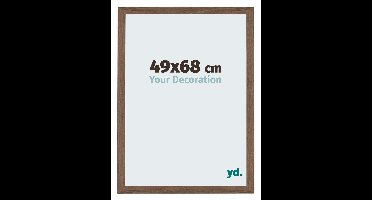 Your Decoration - Fotolijst 49x68 cm - MDF - Walnoot Donker - Mura
