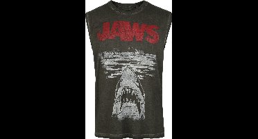Jaws Jaws - Poster Heren Tanktop - donkergrijs - L