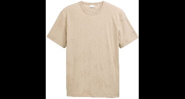 Tom Tailor Jacquard T-shirt met palmboommotief