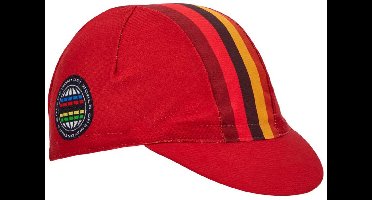Santini Uci World Champion Spain 2025 Pet Rood XL Man,Vrouw