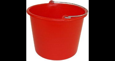 Emmer Cleaninq 12 liter rood